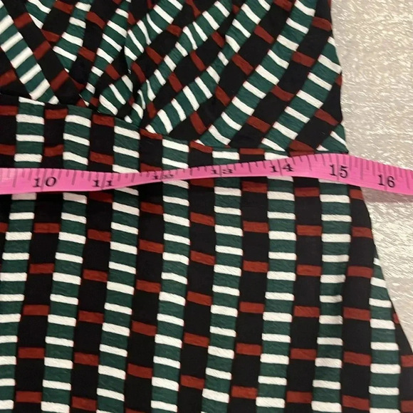 [US10]Anthropologie Maeve  Gianna Tunic V Neck Dress Geometric Print - Picture 6 of 7